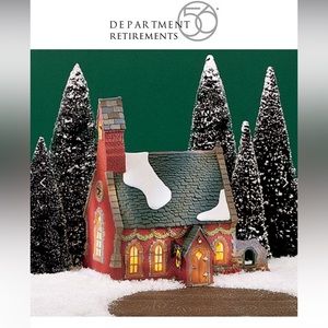 Dept 56 Dickens Village Series “DUDDEN CROSS CHURCH” 56-58343